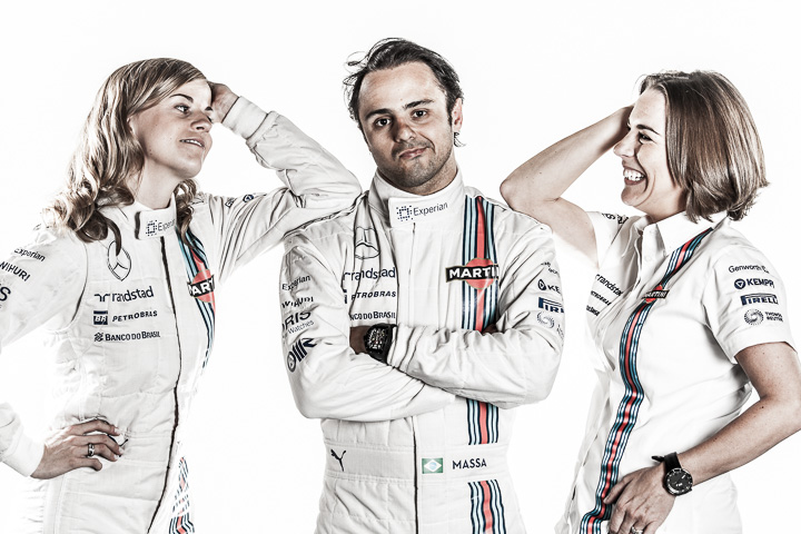 Felipe Massa, Claire Williams, Suzi Wolff